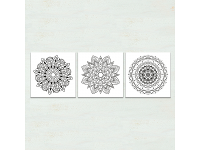 Set de 3 mandalas (1)