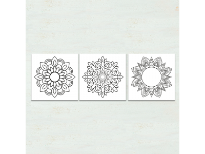 Set de 3 mandalas (2)