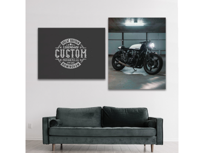 Custom moto