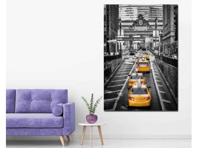 Nueva York taxi amarillo