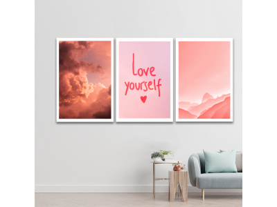 Love yourself en rosa