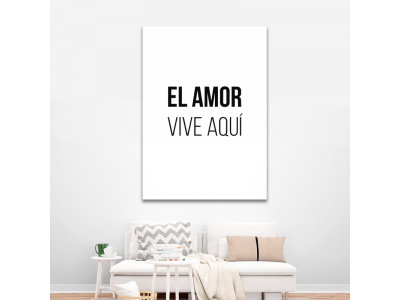 El amor vive aqui