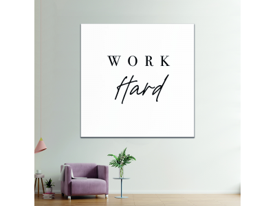 Work hard fondo blanco