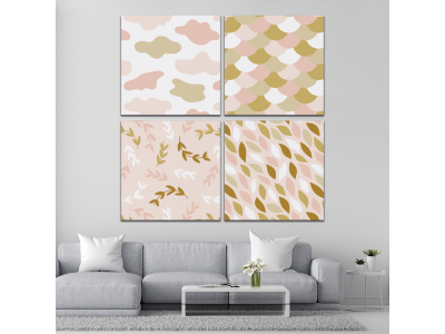 Deco texturado x 4