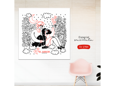 El amor en dibujo