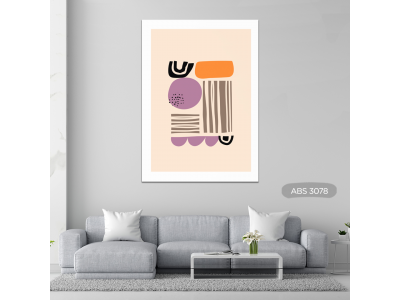 Abstracto formas lilas