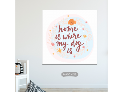 Hogar es donde esta mi perro