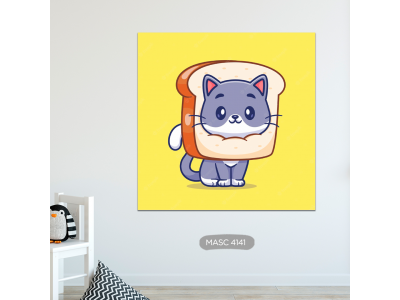 Gato en la tostada