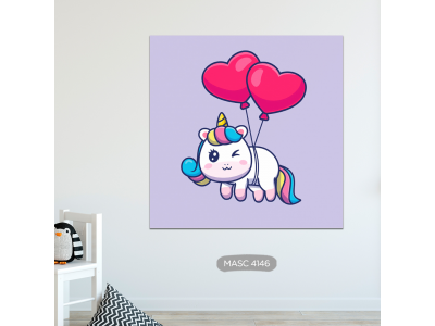 Unicornio en el aire
