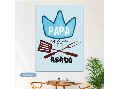 Papá rey del asado