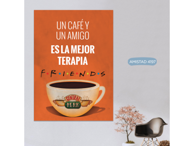 Un cafe y un amigo