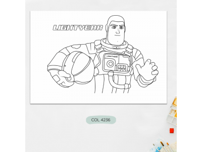 Lightyear animado para pintar