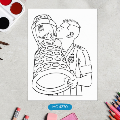 Messi 6 para pintar
