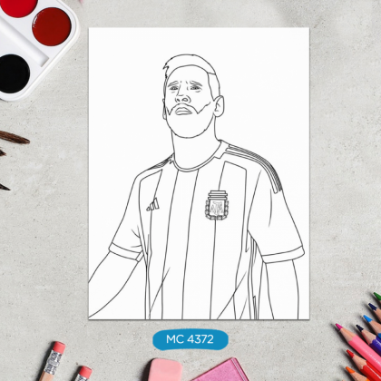 Messi 4 para pintar