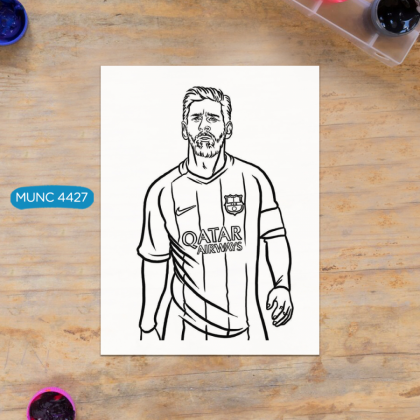 Messi 12 para pintar