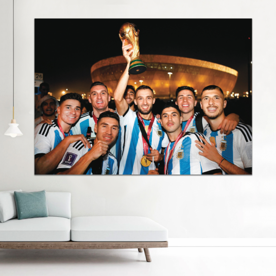 Levantando la copa