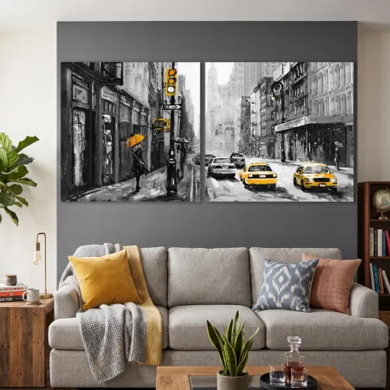 Nueva York simil pintura