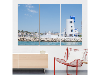 Puerto en España triptico