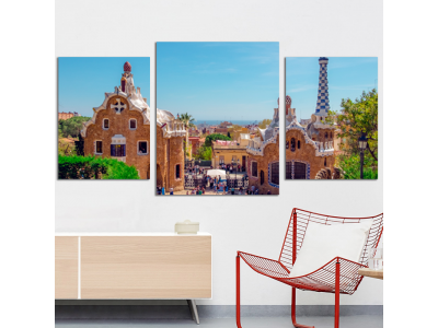 Park Güell triptico