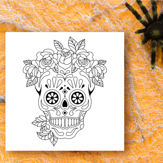 Calavera Rosas