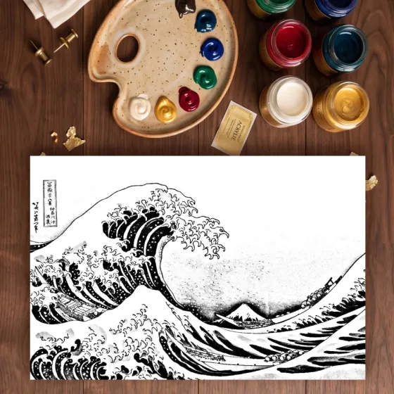La Gran Ola de Kanagawa - Katsushika Hokusai