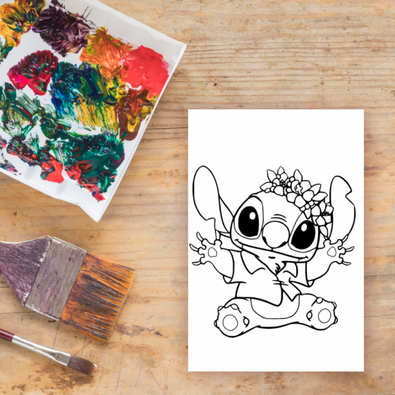 Stitch feliz