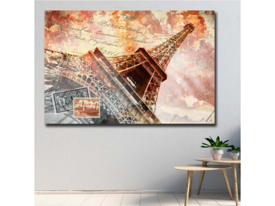 Torre Eiffel simil postal