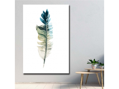 Pluma aguamarina