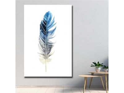 Pluma azulada