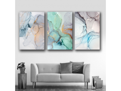 Set abstracto simil marmol