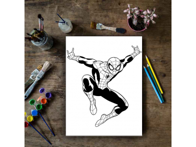 Spiderman saltando