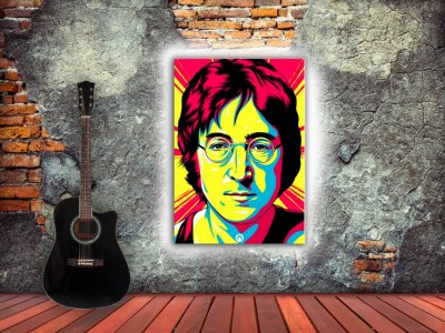 John Lennon colores pop