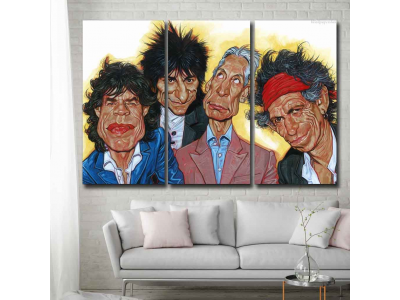 The Rolling Stones caricaturas 2