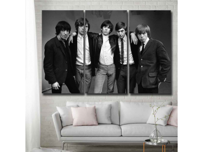 The Rolling Stones foto en gris