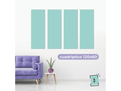 Personalizado cuadriptico "A" 120x60