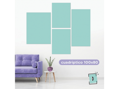 Personalizado cuadriptico "C" 100x80